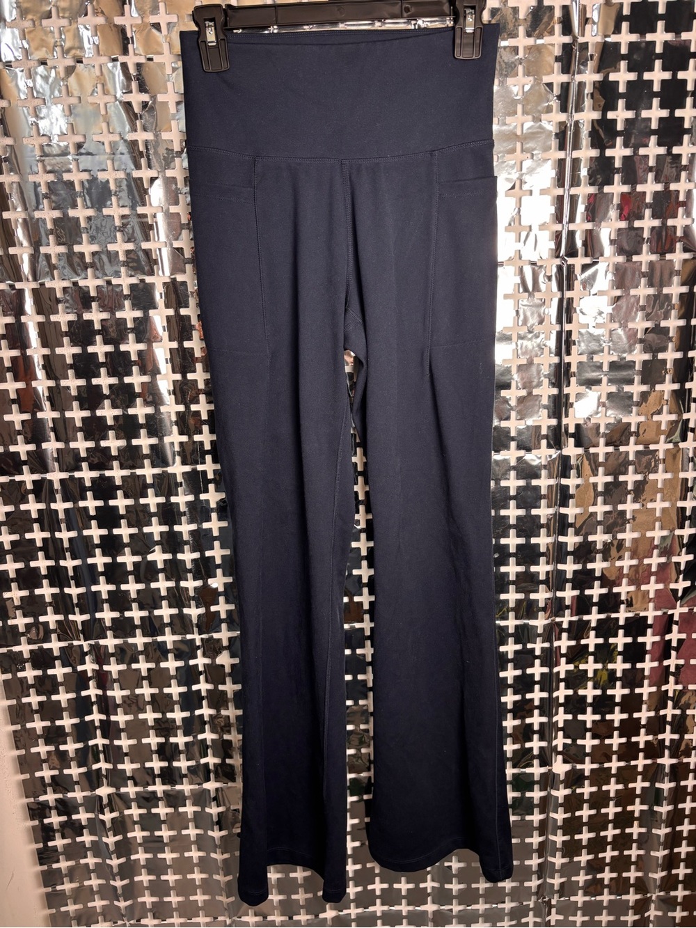 Jockey Wide Leg High-Waist Pants in Navy